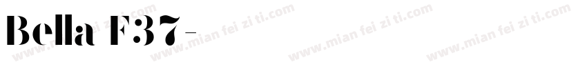 Bella F37字体转换